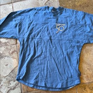 Disney Blue Long Sleeve Men's Tee